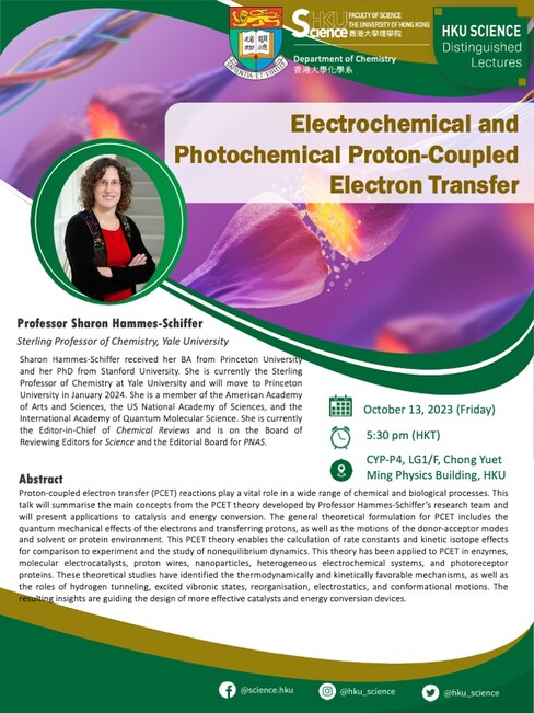 Distinguished Lecture - Electrochemical and Photochemical Proton-Coupled Electron Transfer